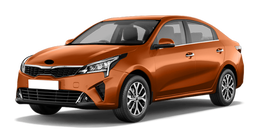 Kia Rio Burnt Orange